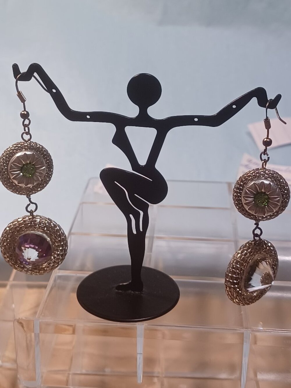 The Moon & the Stars in the Sky - A pair of Earrings